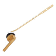 Signature Hardware Edenton Toilet Tank Lever, Brushed Gold, Solid Brass, Fits Front Mount Conventional Tanks, 951180