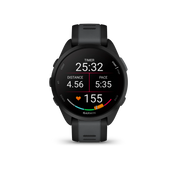 Garmin 732706 Forerunner 165 Running Smartwatch, Black/Slate Gray