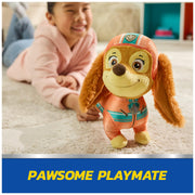 Spin Master Paw Patrol Liberty Talking Plush, 12 in, Interactive Toy with 20 Sound Effects and Phrases, Kids 3+