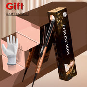 SKIMI Hair Curling Wand, 1 Inch Tourmaline Ceramic Coating, 6 Heat Settings, LED Display, Gold, DW6010