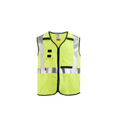 Milwaukee 48-73-5303 AR/FR Cat. 1 Class 2 High Visibility Yellow Safety Vest - 2XL/3XL