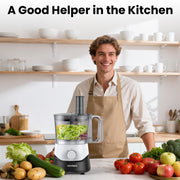VAVSEA Food Processor and Vegetable Chopper, 500W Electric Food Chopper, White