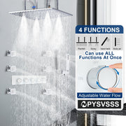 Signature Hardware KJ8064105-C-U Wall thermostatic shower mixer with 4-way diverter G1/2