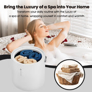 VAJIAZA 20L Towel Warmer Bucket, Large Capacity Fits Two 40