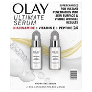 Olay 990125655 Ultimate Niacinamide + Vitamin E + Peptide 24 Hydrating Serum 1.3oz (2 Ct)