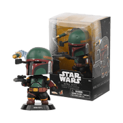 Hot Toys Star Wars Boba Fett Missile Firing Cosbaby Bobble-Head Collectible Figure with Dynamic Jetpack Effect, Multicolor, 7 in, 17812