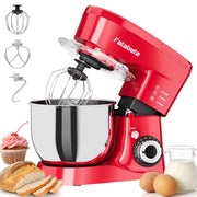 Fatabeta 1000W Stand Mixer, 5.5QT, Red