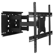 Mount-It Full Motion TV Wall Mount, Fits 40 to 80 Inch Screens, Swivel Tilt Extension, Supports Up to 132 lbs, VESA 600x400 Compatible, Dual Articulating Arms, Black, MI110073