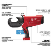 Milwaukee  2779-750CU M18 18V Lithium-Ion Cordless FORCE LOGIC 750 MCM Crimper with EXACT 12T U-Style Dies, Lightweight Balanced Design, 350 Rotating Head