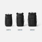 YETI Cayo 25L Backpack, Weather Resistant DryHide Shell, Adjustable Chest and Waist Straps, Breathable Mesh Back, Olive