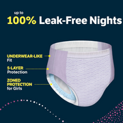 Goodnites Girls Bedwetting Night Time Underwear, XXL, 24 Ct