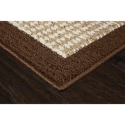 Mainstays MS11-011-001-04 Faux Sisal Indoor Living Room Area Rug, Brown, 5'x7'