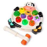 Battat Whacky Mooves Light Up Whack Game with Music and Silly Sounds for Toddlers, Easy-Grip Mallet, Adjustable Volume