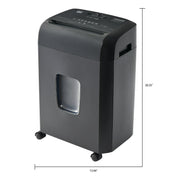 Pen+Gear C227-B 16-Sheet Cross-Cut Wheeled Paper/Credit Card Shredder