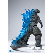 Hiya Toys Heat Ray Godzilla Translucent Action Figure, 7 Inch, Articulated Tail, Interchangeable Neck and Head Parts, Blue Paint Detailing, AUG238466