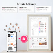 BIGASUO 159C 15.6 inch Digital Calendar Wall Planner & Chore Chart