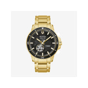 Bulova Marine Star Series C Mens Automatic Gold Tone Stainless Steel Bracelet Watch 97A174 - NO COLOR ONE SIZE