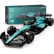 Luppa Formula 1 AMR 23 Diecast Model Kit, 1:18 Scale, British Racing Green, 140 Pieces, A M - F1