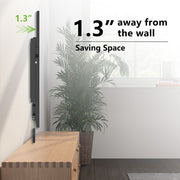 USX MOUNT Tilting TV Wall Mount for 26-60 Inch Flat Screen TVs, Supports up to 99 lbs, VESA 100x100 to 400x400mm, Black, STM012-01