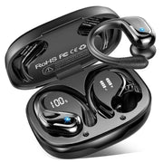 Veatool BX27 X7 Wireless Earbud,80Hrs Bluetooth 5.3 Headphones IP7 Waterproof, Black