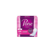 Poise Incontinence Pads, Maximum Absorbency, Long, 84 Count