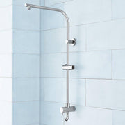 Retrofit Exposed Pipe Shower System - Brushed Nickel