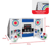 Primetime Sports FIFA World Cup 2026 Arcade Soccer Roundabout Soccer Goal Set with Electronic Scoring, Size 3 Ball and Pump