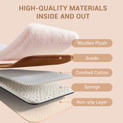 Mynt Foot Warmer with Vibration Massage, Plush Suede and Wool, Fast Heating, Gray, Fits Up to US Size 13