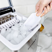 Igloo Countertop Ice Maker, 26-Pound Daily Capacity, Stainless Steel, Portable, LED Control Panel, Auto-Clean Function, 810061702177
