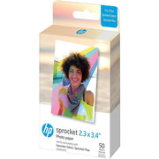 HP HPIZL2X350 Sprocket Premium Zink Sticky Back Photo Paper 2.3 x 3.4