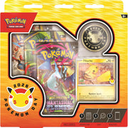 The Pokmon Company International Pokmon Day 2026 Collection 30th Anniversary Set with Pikachu Foil Promo Card, Metallic Coin, and 3 Booster Packs