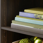 Mainstays MS5336278612045 3-Shelf Bookcase with Adjustable Shelves, Canyon Walnut