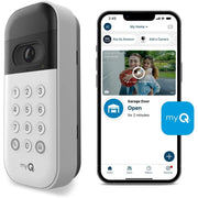 LiftMaster MyQ Smart Garage Video Keypad with 1080p HD Camera, Night Vision, Two-Way Audio, WiFi, Weather-Resistant Design, Rechargeable Battery, Swivel Mount VKP1-LM