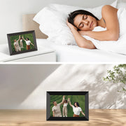 DR. J Professional DF10B Digital Picture Frame, 10.1 inch HD 1080P Digital Photo Frame with WiFi Touchscreen 16GB Share Photos Instantly via Frameo App