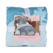 Disney Princess Cinderella's Castle Bedding Set, Blue, Twin/Full, 2-Piece Quilted Polyester Microfiber