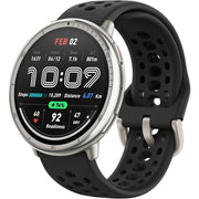 Amazfit A2437-S-Black Active 2 Sport Smart Watch Fitness Tracker for Android and iPhone, 44mm, Black Silicone