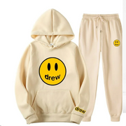 Harmony Audio Drew House Sweater Men's And Women's Sports Suit Smiley Hoodie Sweater