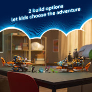 LEGO DREAMZzz Tiger Shark Tank Building Toy, 2 Build Options, 1548 Pieces, Includes 5 Minifigures, Ages 9+, 6588606