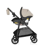 Evenflo Omni Ultra Travel System with Revolve180 LiteMax NXT Rotational Infant Car Seat, Caviar Black