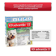 K9 Advantix 710547020004 Medium Dog, 4-Pack