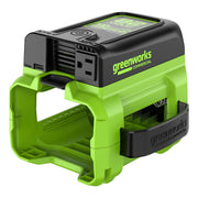 Greenworks Commercial 82PI1 82V 300W Vehicle Power Inverter, Portable Lightweight Design, Multiple Outlets, INB501