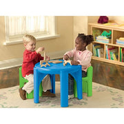 Little Tikes 621048 Bright 'n Bold Table & Chairs - Green/Blue