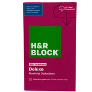 H&R Block Premium & Business Tax Software PC 2024
