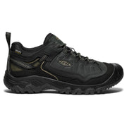 KEEN Targhee 4 Low Waterproof Hiking Shoes, Durable Direct-Attach Construction, Triple Black, 11.5, 1029827