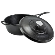 Lodge Blacklock '49 Triple-Seasoned 4-Qt. Cast-Iron Deep Skillet with Lid