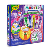 Crayola Marker Workshop DIY Craft Set, Build 20 Custom Scented and Emoji Markers, Includes Assembler and Labels, Ages 6+