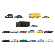 Hot Wheels JFM05 Car Culture & Team Transport Factory Set of 18 Premium Toy Vehicles (Styles May Vary)