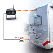 Yuwei Wireless Backup Camera with Night Vision, Waterproof, Wide-Angle Lens, Black, YW-0629
