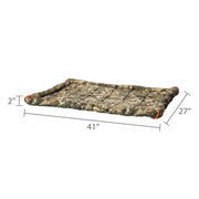 Vibrant Life Kennel Mat Durable Water Resistant Crate Pad, Camouflage, Small 17 in x 23 in