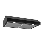 Broan-NuTone Glacier 42-Inch Under Cabinet Range Hood, Convertible Venting, 350 Max Blower CFM, Energy Star Certified, LED Lighting, Black, GLA1423BL